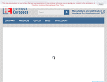 Tablet Screenshot of herrajeseuropeos.com